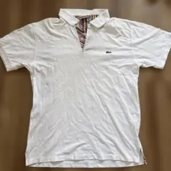 LACOSTE ポロシャツ ホワイト XLサイズのサムネイル