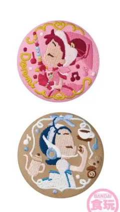 刺繍　おジャ魔女ドレミ　あいこちゃん　ドレミちゃん　どれみちゃん