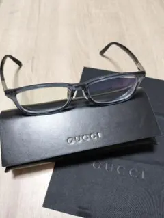 GUCCI スクエアサングラス 青レンズ 美品 - メルカリ