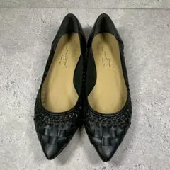 LE TALON ルタロン ポインテッドサシメッシュフラット 23.5 日本製