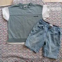 【難あり】110cm BRANSHES Tシャツ＋FOキッズ ハーフパンツ
