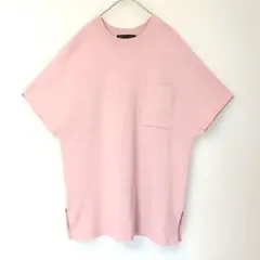 23区 VINGT-TROIS ドルマンニット半袖ニット ピンク 44