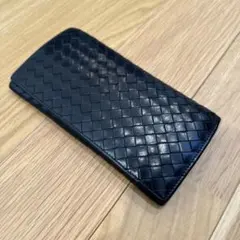 BOTTEGA VENETA 黒レザー長財布