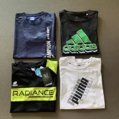 半袖Tシャツ (サイズ160) アディダス.プーマ.チャンピオン他 4点セット