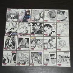 アニメイト ジャンプフェア 2019 '21 '23 特典ミニ色紙20枚セット