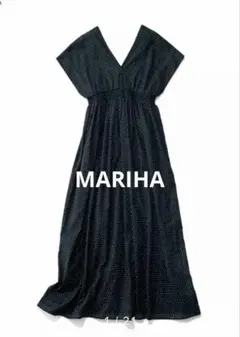 MARIHA マリハ 夏の光 ワンピース36 ブラック アイレットレース - メルカリ