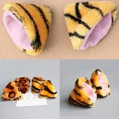 トラ耳ヘアクリップ