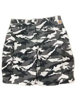 Carhartt迷彩カーゴショーツw38