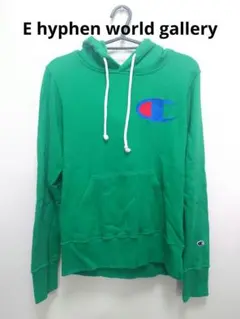 Champion グリーン パーカー M