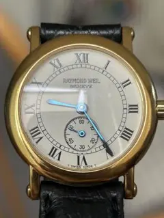 のぶた様RAYMOND WEIL GENEVE ゴールド ホワイト ブルーのサムネイル