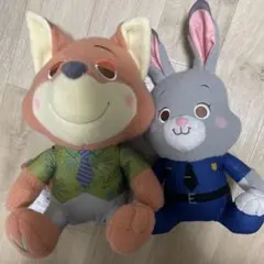 ズートピア ぬいぐるみ マスコット ニック ジュディ