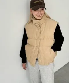 CANALJEAN Elmar／コーデュロイパファーベスト