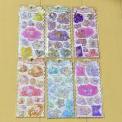 キラキラウォーターinシール　サンリオ　ウォーターインシール　６種セット