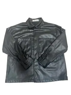 ZARA キッズ レザージャケット 130 黒