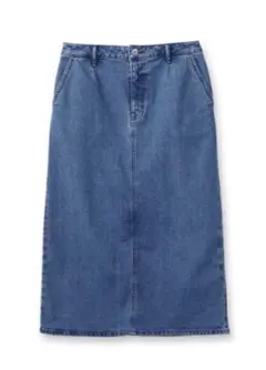 新品　大きいサイズ　インディヴィ　ロングスカート　デニムスカート　15号　3L