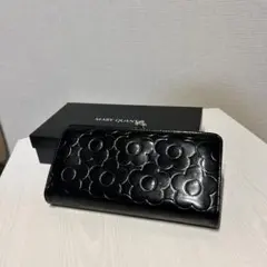 MARY QUANT ブラック 二つ折り財布