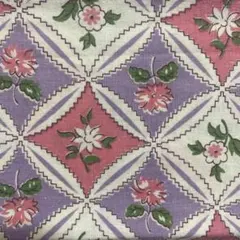 30's レア　希少　ビンテージ　フィードサック生地　レトロ可愛い花柄