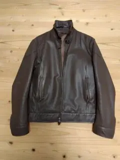 ブラウン豚革 レザー ジャケット