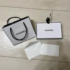 CHANEL ショップ袋 メッセージカード ギフトボックス