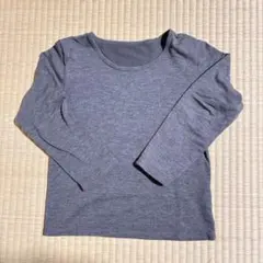 【ＧＵ】120cm あったかインナー　子供服　ダークグレー