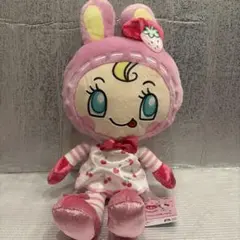 メゾピアノ×ハローキティ　ホワイトストロベリーBIGぬいぐるみ　ベリエちゃん