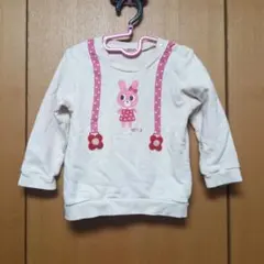 れ*こ様 MIKIHOUSEウサギキャラクター長袖Tシャツ