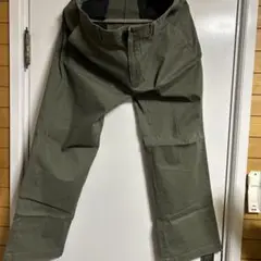 【美品】　ワークパンツ　カーキ