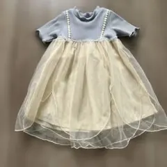 apres les cours 半袖ワンピース チュールワンピース80