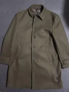 コート　カーキ　チェスターコート　ビジネスコート