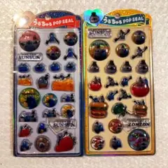 パペットスンスン うるちゅるポップシール 2種セット 正規品