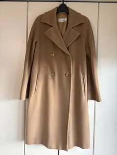 Max Mara マックスマーラ カシミヤ混 キャメル ロングコート イタリア製