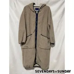 SEVENDAYS=SUNDAY オーバーコート［ほぼ未使用品］のサムネイル