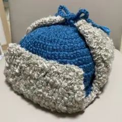 編み物　フライトキャップ