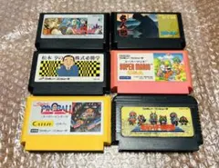 【FCソフト6本セット・任天堂・ファミコン】fa