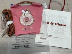 【新品】ボールアンドチェーン　PEANUTS スヌーピー エコバッグ ピンク S