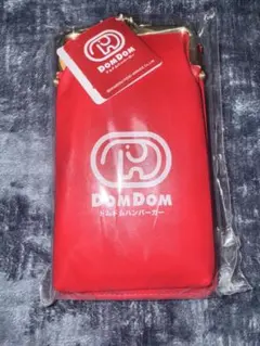 ドムドムハンバーガー ウォレット付きスマホ　ポーチ