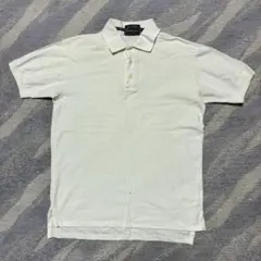 バーバリーBurberryポロシャツmade in USAアメリカ製白ホワイト