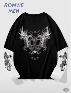 SHEIN ROMWE MEN Tシャツ　長袖