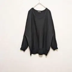 CINEMA CLUB　シネマクラブ　ゆったり 薄手のニット　長袖 　M