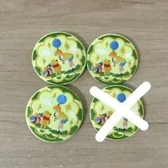 プーさん 刺繍缶バッジ 8個セット DISNEY (ディズニー) 刺繍缶バッジ プーさん全種 ディズニー