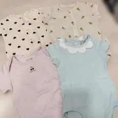 西松屋＆petit main ベビーカバーオールセット