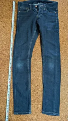 AZUL by moussy　ダークブルー スキニーデニム サイズ22
