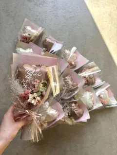 名入れOK♡バルーンブーケ＊くすみピンク＊誕生日・卒業・発表会ギフト