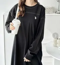 U.S. POLO ASSN. 長袖ワンピース