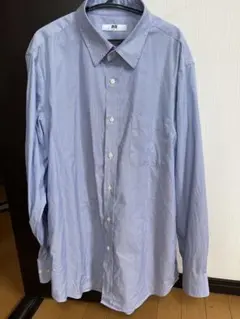 ユニクロストライプ 長袖シャツ Lサイズ