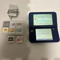 3DS本体 コバルトブルー モンスターハンター 最強コンプリートセット 