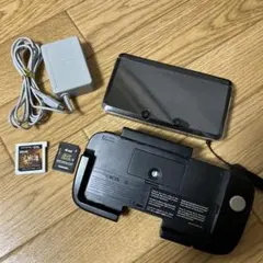 ニンテンドー3DS本体+モンスターハンター4ソフト+拡張スライドパッドセット