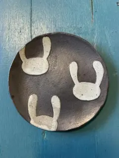 ★作家もの器★長田恵★プレート★うさぎ★中皿取り皿銘々皿