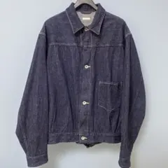専用　　23aw COMOLI デニムジャケット サイズ3 ネイビー コモリ