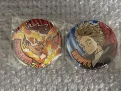 僕のヒーローアカデミア　ヒロアカ　エンデヴァー　ホークス　缶バッジ　ジャンショ